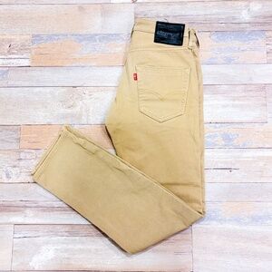 LEVI’S 511 Men’s Beige Tan Slim Straight Jeans‎ | Size 28x30 | Classic Fit *